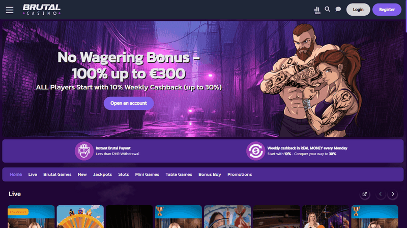 Avis sur le casino en ligne Ruthless